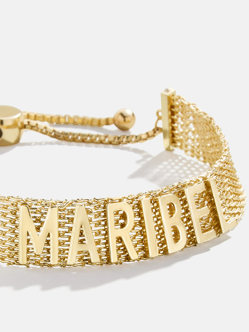 BaubleBar Custom Mesh Bracelet - Gold - 
    Enjoy 20% off - This Week Only
  
