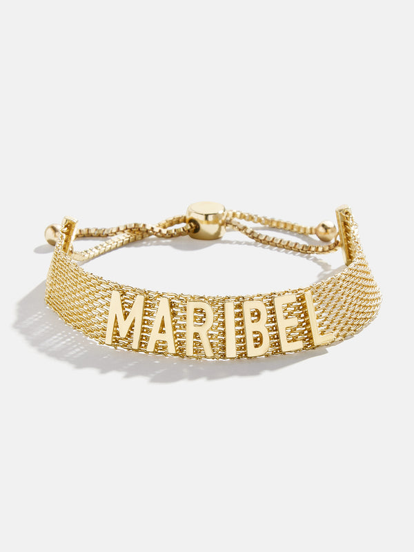 Custom Mesh Bracelet - Gold