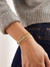 BaubleBar Custom Mesh Bracelet - Gold - Get Gifting: Enjoy 20% Off