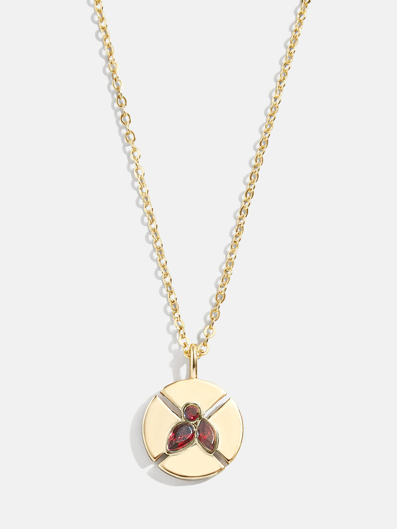 BaubleBar Garnet - 
    Birthstone pendant necklace
  
