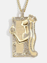 BaubleBar Tarot Medallion Necklace - Empress Medallion - 
    Tarot pendant necklace
  
