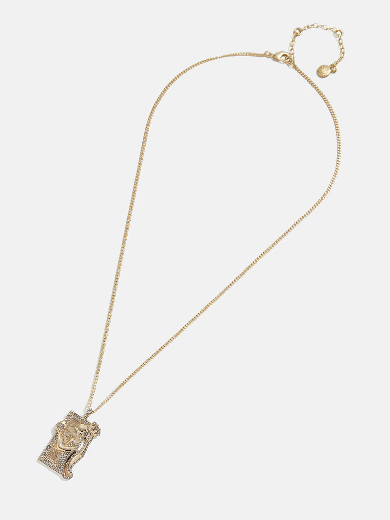 BaubleBar Tarot Medallion Necklace - Empress Medallion - 
    Tarot pendant necklace
  
