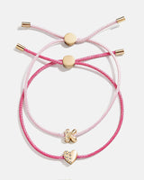 BaubleBar K - 
    Two cord pull-tie bracelets
  
