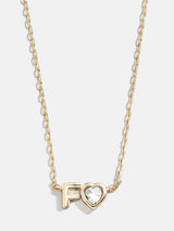 BaubleBar F - 
    Initial pendant necklace
  
