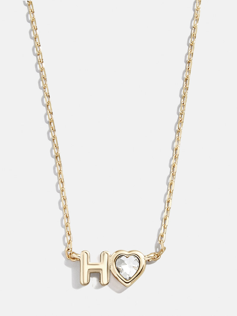 BaubleBar H - 
    Initial pendant necklace
  
