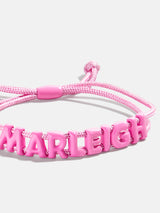 BaubleBar Say It All Custom Slider Bracelet - Hot Pink - 
    Customizable bracelet
  
