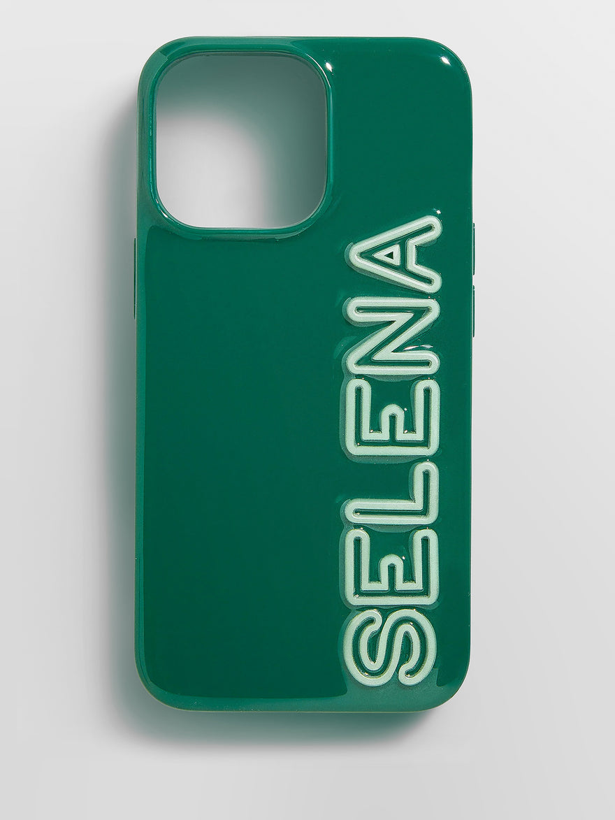 Fine Line Custom iPhone Case - Green/Light Green