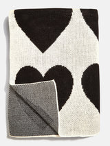 BaubleBar Wrapped in Love Custom Blanket - White/Black - 
    Custom, machine washable blanket in two sizes
  
