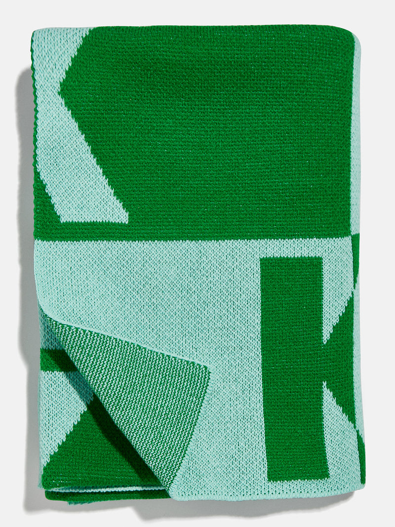 BaubleBar Opposites Attract Custom Blanket - Blue/Green - Get Gifting: Enjoy 20% Off​
