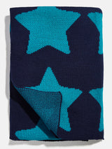 BaubleBar All Star Kids' Custom Blanket - Navy/Blue - Get Gifting: Enjoy 20% Off​