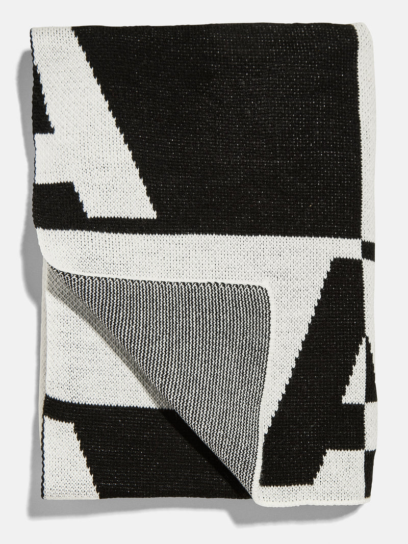 BaubleBar Opposites Attract Custom Blanket - Black/White - 
    Custom, machine washable blanket
  
