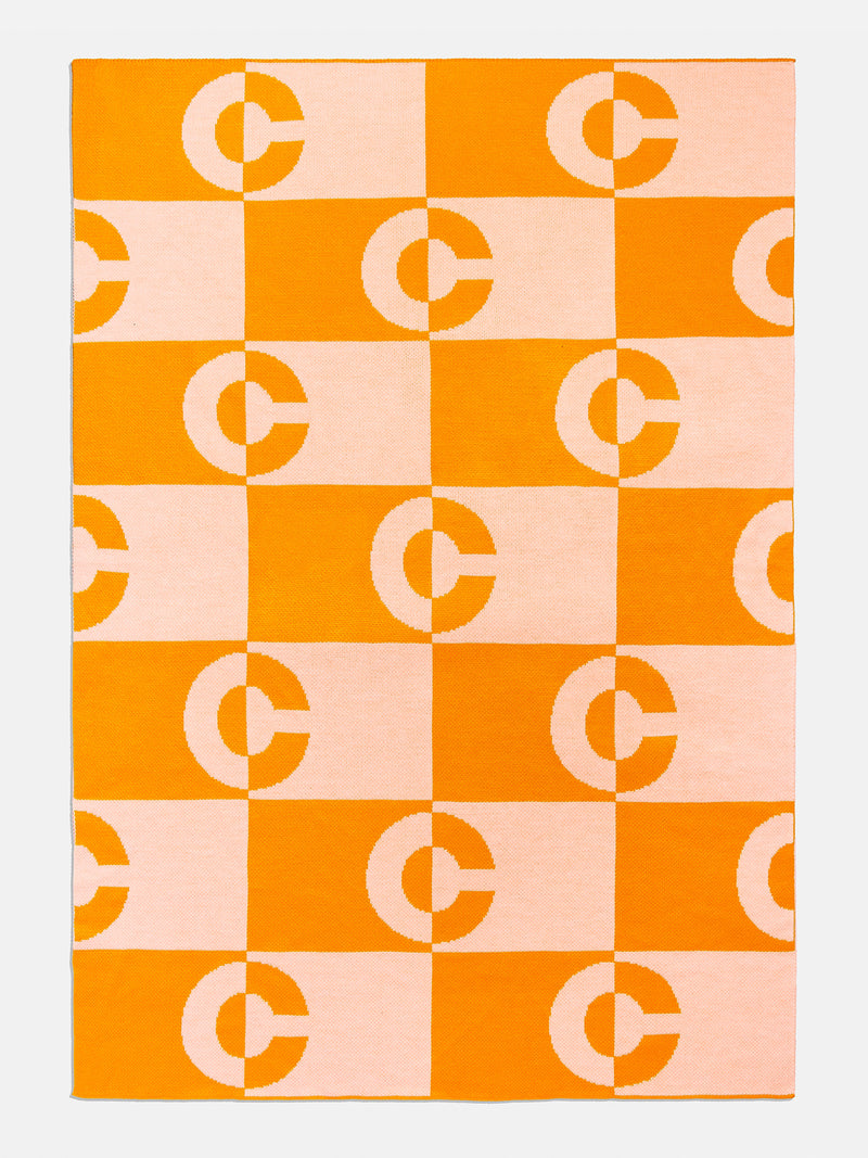 BaubleBar Opposites Attract Custom Blanket - Orange - 
    Custom, machine washable blanket
  
