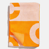 Opposites Attract Custom Blanket - Orange/Light Orange