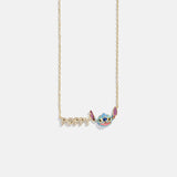Disney Stitch Custom Nameplate Necklace - Mini Block