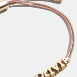 Custom Cord Bracelet - Taupe