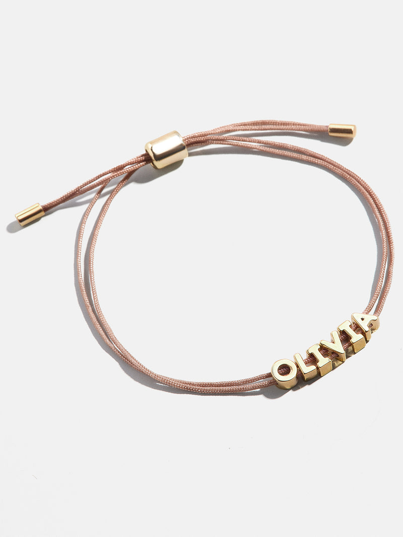 BaubleBar Custom Cord Bracelet - Taupe - 
    Ends Sunday: Enjoy 20% Off
  
