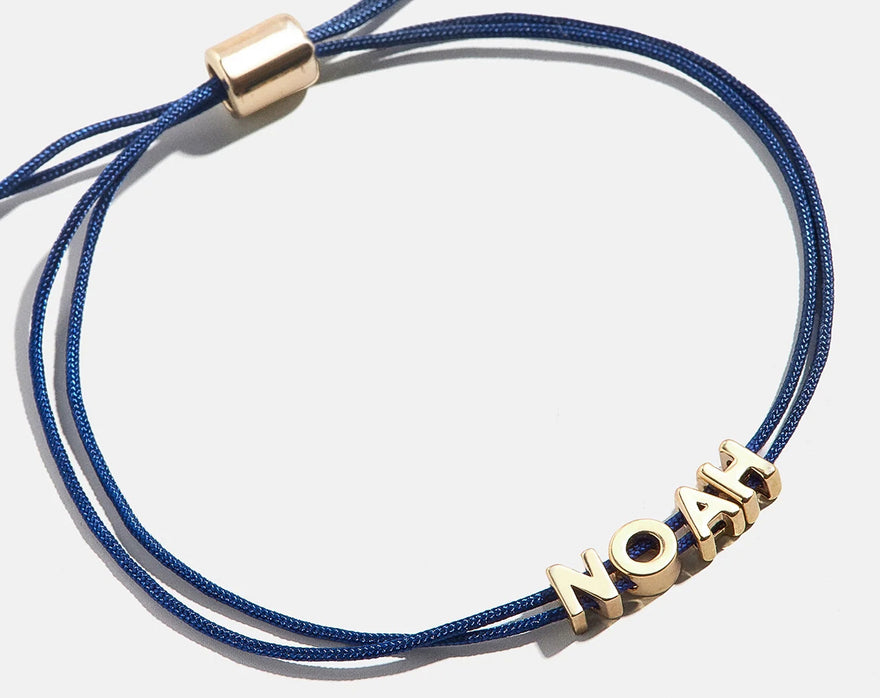 Custom Cord Bracelet - Navy