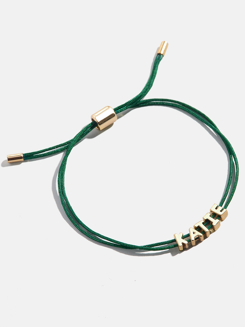 BaubleBar Custom Cord Bracelet - Dark Green - 
    Ends Tonight: Enjoy 20% Off
  
