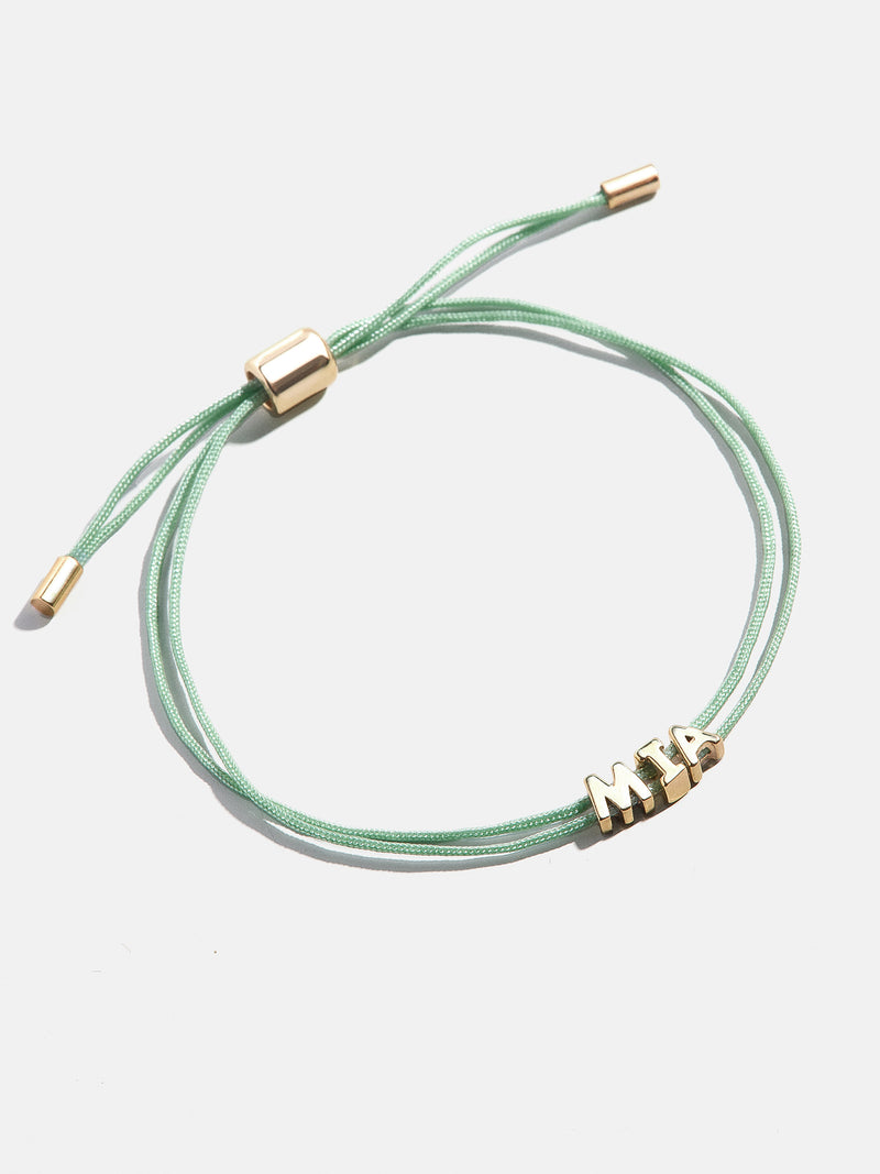 BaubleBar Custom Cord Bracelet - Mint - 
    Ends Sunday: Enjoy 20% Off
  
