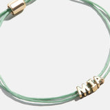 Custom Cord Bracelet - Mint