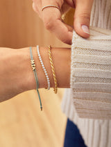 BaubleBar Custom Cord Bracelet - Mint - 
    Cusotmizable bracelet
  
