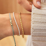 Custom Cord Bracelet - Mint