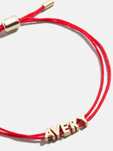 BaubleBar Custom Cord Bracelet - Red - 
    Cusotmizable bracelet
  

