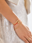 Custom Cord Bracelet - Red