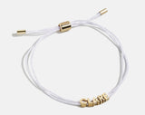 BaubleBar Custom Cord Bracelet - White - 
    Custom nameplate bracelet
  

