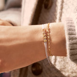 Custom Cord Bracelet - White