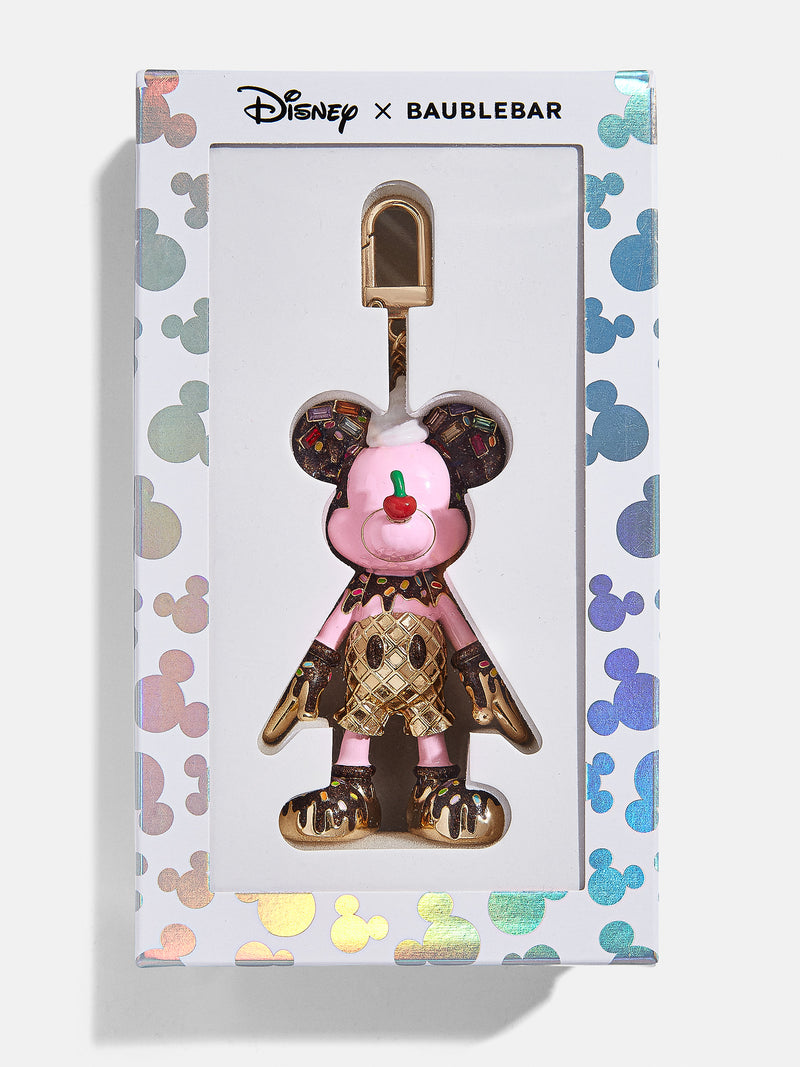 BaubleBar Mickey Mouse disney Bag Charm - Mickey Mouse Ice Cream - 
    Disney keychain
  
