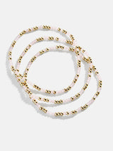 BaubleBar Sadie Bracelet Set - Blush - 
    Semi-precious bracelet set
  
