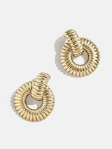 BaubleBar Marigold Earrings - Gold - 
    Gold hoop earrings
  
