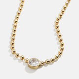 Kaycee Necklace - Gold/Pavé