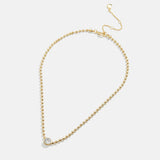 Kaycee Necklace - Gold/Pavé