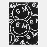 Show Me A Smile Custom Blanket - Black/White