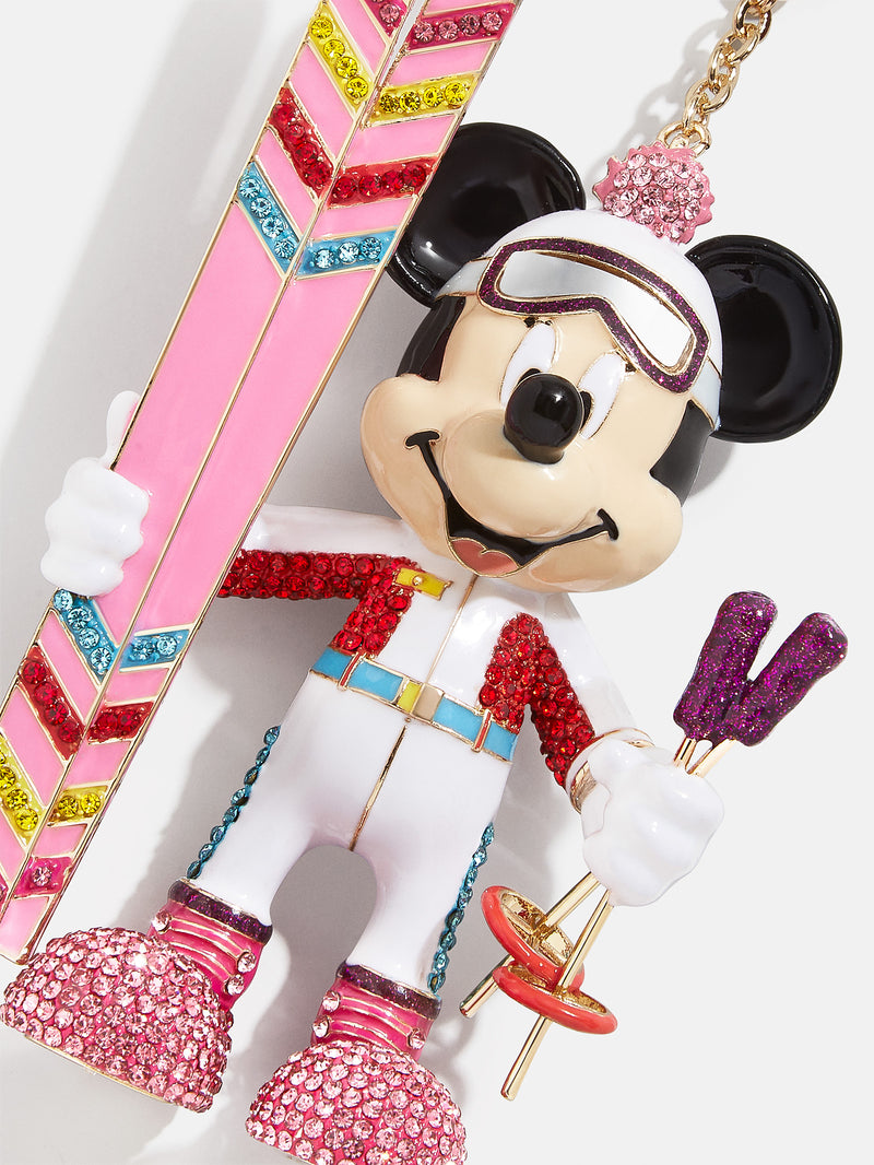 BaubleBar Minnie Mouse Disney Skiing Bag Charm - Minnie Mouse Skiing - 
    Disney keychain
  
