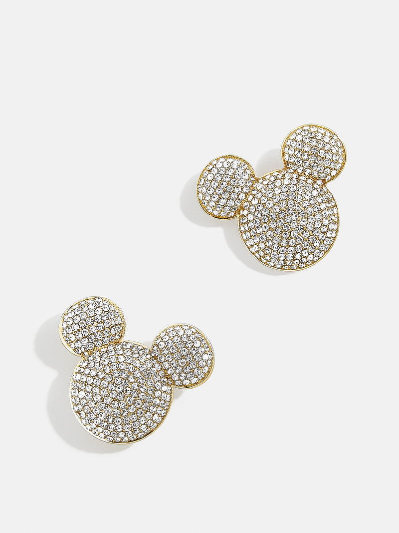 BaubleBar Mickey Mouse Disney Pavé Earrings - Pavé - 
    Disney stud earrings
  

