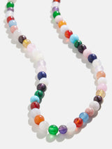 BaubleBar Cameron Necklace - Multi - 
    Mixed semi-precious stone beaded necklace
  
