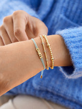 BaubleBar Chloe Bracelet Set - Clear/Gold - 
    Set of two gold pavé cuff bracelets
  
