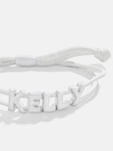 BaubleBar Say It All Custom Slider Bracelet - White - 
    Customizable bracelet
  
