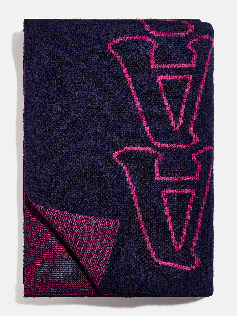 BaubleBar In the Bag Custom Blanket - Navy/Magenta - 
    Custom, machine washable blanket
  
