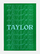 BaubleBar In the Bag Custom Blanket - Green/Light Blue - Get Gifting: Enjoy 20% Off​