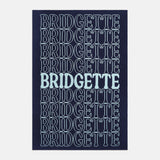 In the Bag Custom Blanket - Light Blue/Navy