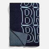 In the Bag Custom Blanket - Light Blue/Navy
