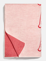 BaubleBar In the Bag Custom Blanket - Light Pink/Red - Get Gifting: Enjoy 20% Off​