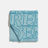 In the Bag Custom Blanket - Light Blue/Blue