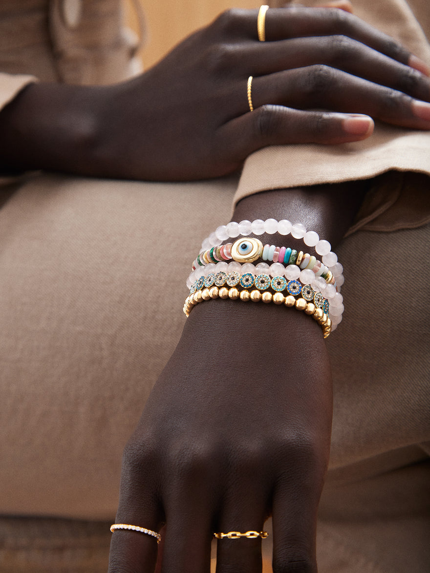 Amaris Semi-Precious Bracelet - Evil Eye