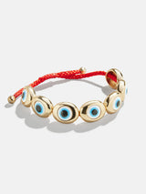 BaubleBar Eye to Eye Bracelet - Blue/Gold - 
    Evil eye bracelet
  
