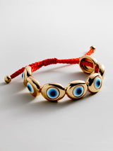BaubleBar Eye to Eye Bracelet - Gold/Blue - 
    Enjoy 25% Off: It’s the Big Biannual Event
  
